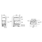 Recuperador de Calor a Lenha G 300 LD (Porta Guilhotina) - Rocal